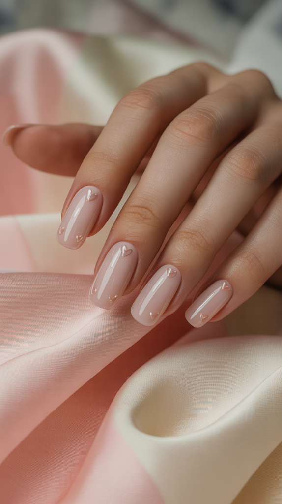 Sweet and Subtle – Simple Gel Nails for Valentine’s Day