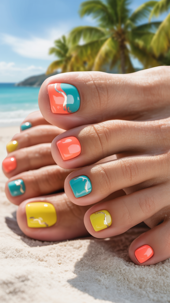 Toe Nail Designs for Summer