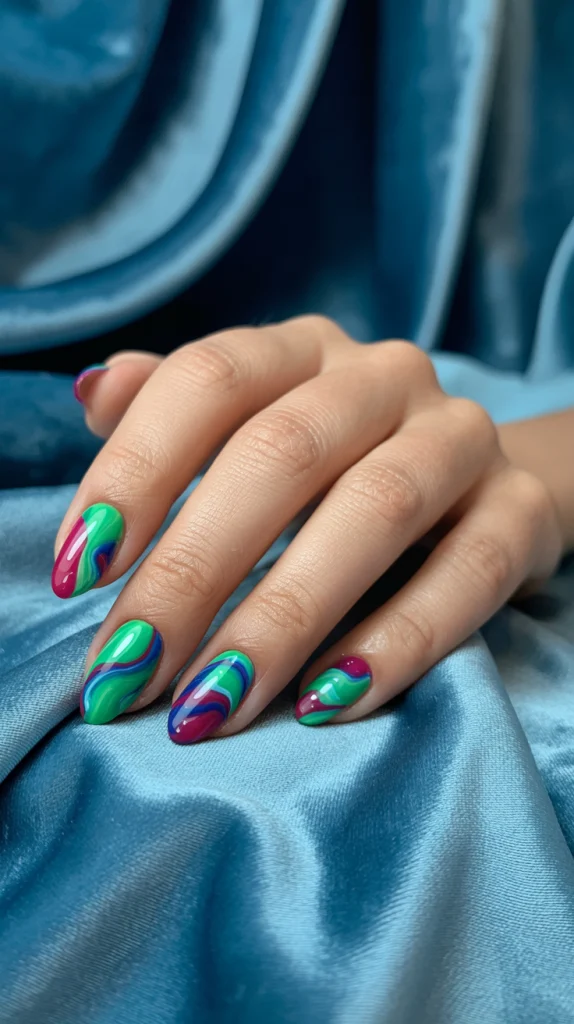 Vanilla Chrome Nails