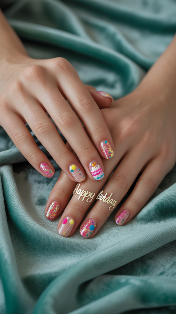 Birthday Nails to Wow