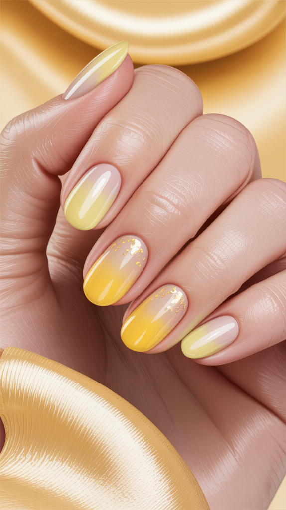 Bright Butter Yellow Nails