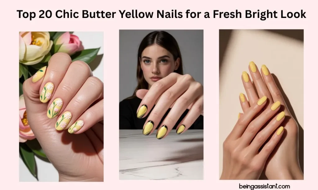 Butter Yellow Nails