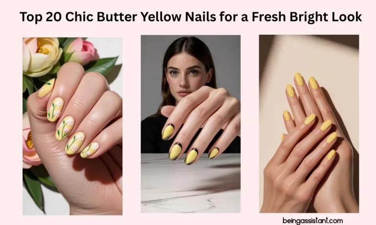 Butter Yellow Nails