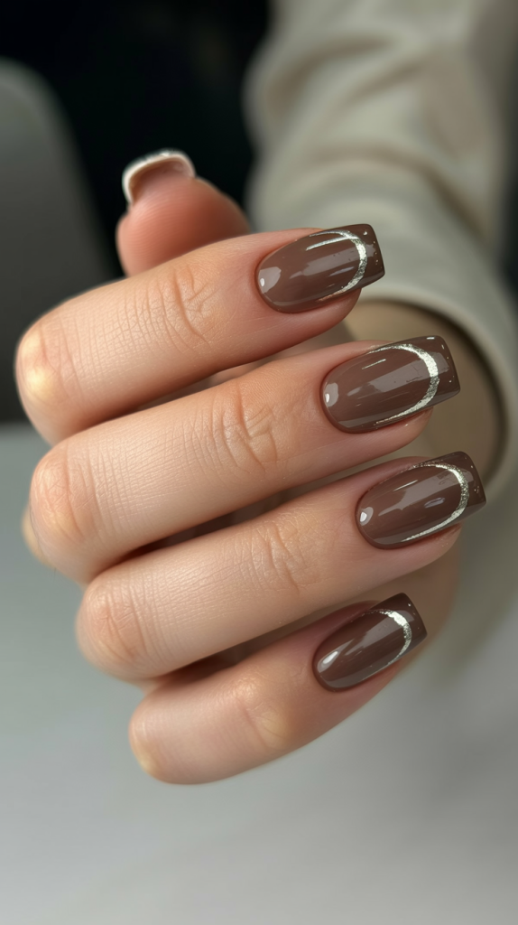 Chocolate Ombré Cuticle Cutouts