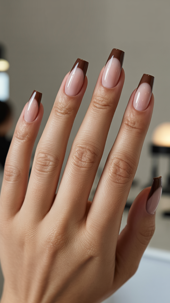 Dark Chocolate French Tips