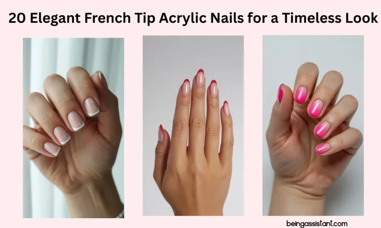 French Tip Acrylic Nails