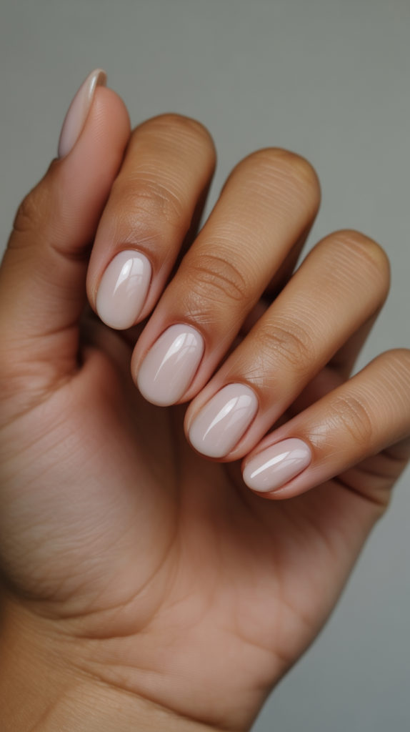 Gloss Goals Milky Nude Gel Nails
