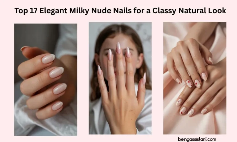 Milky Nude Nails