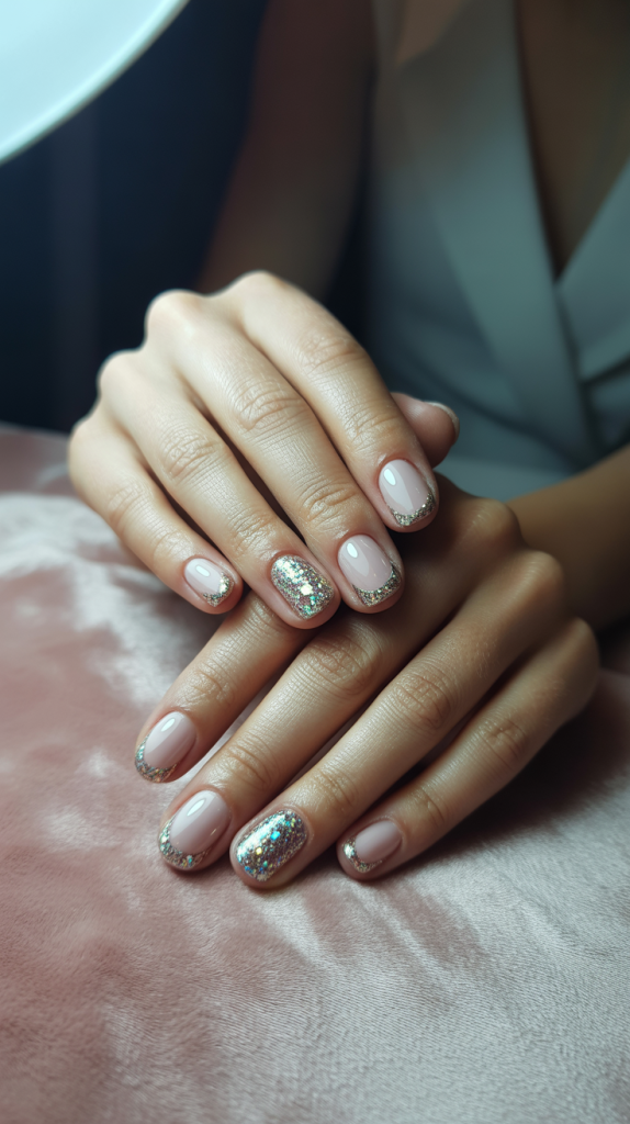 Minimal Iridescent Nails