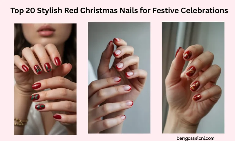 Red Christmas Nails