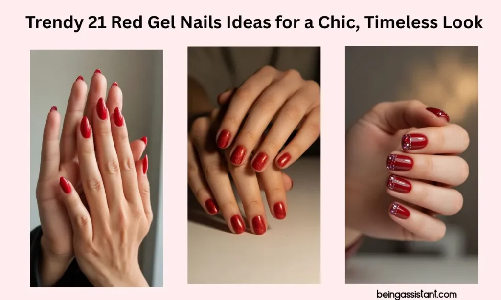 Red Gel Nails