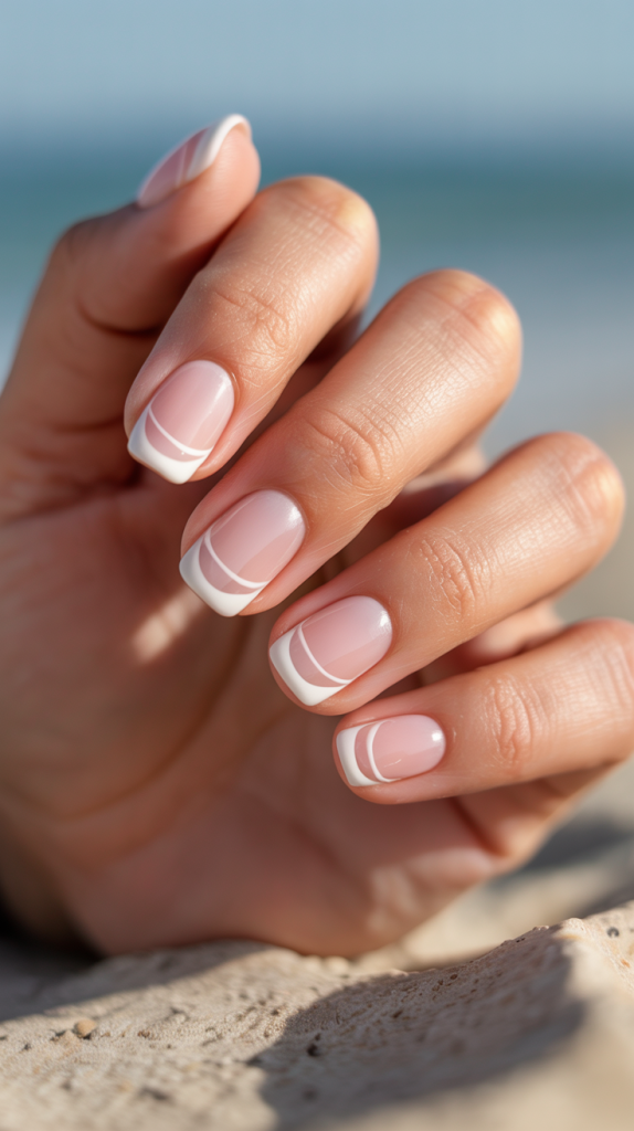 Shine Bright with Pink Chrome Nails