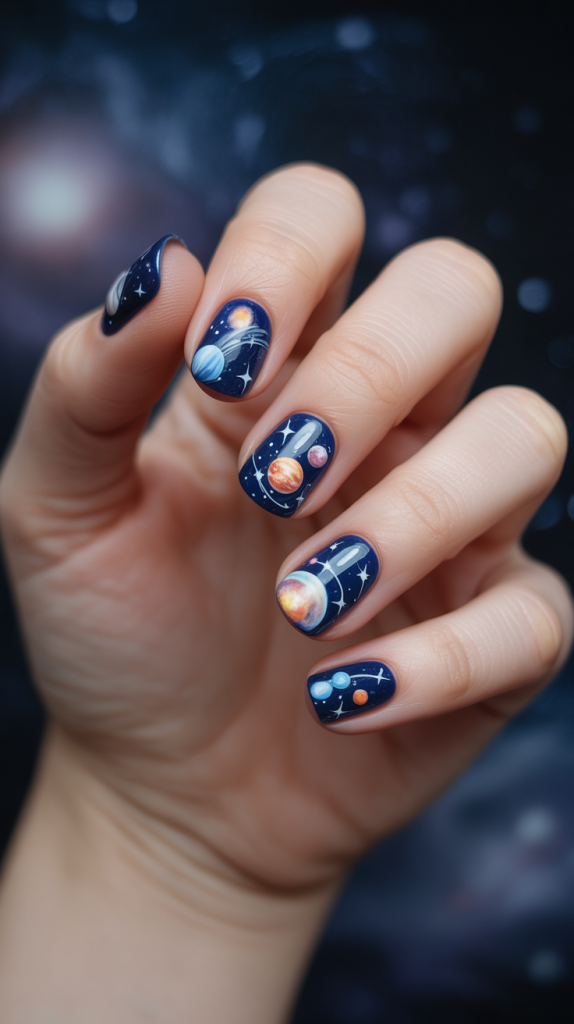 Solar System Nails